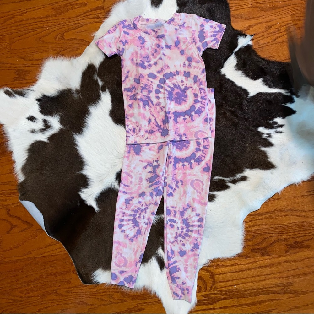 Girls Tie dyed pajamas